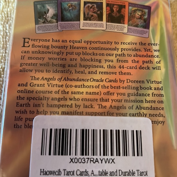 As seen on tic tok) Angels of Abundance Oracle Cards deck of 44 cards - Picture 6 of 6